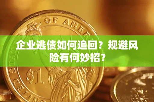武汉企业逃债如何追回？规避风险有何妙招？