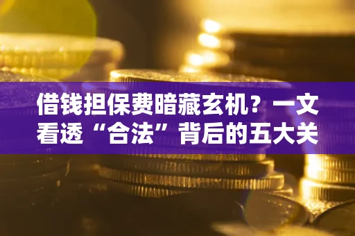 武汉借钱担保费暗藏玄机？一文看透“合法”背后的五大关键陷阱