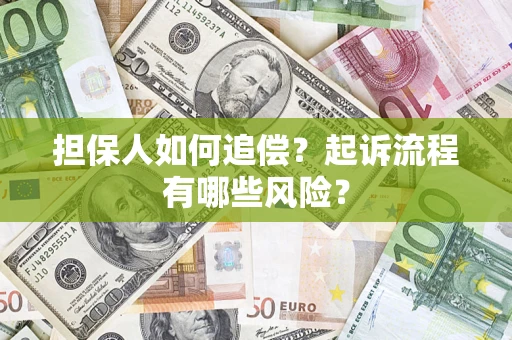 武汉担保人如何追偿？起诉流程有哪些风险？