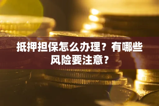 武汉抵押担保怎么办理？有哪些风险要注意？