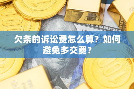 武汉欠条的诉讼费怎么算？如何避免多交费？