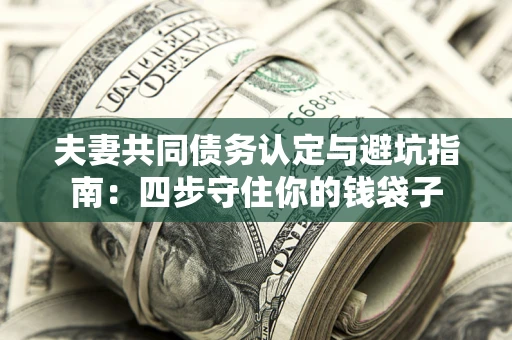武汉夫妻共同债务认定与避坑指南：四步守住你的钱袋子