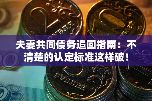 武汉夫妻共同债务追回指南：不清楚的认定标准这样破！