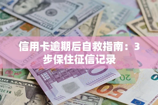 武汉信用卡逾期后自救指南：3步保住征信记录