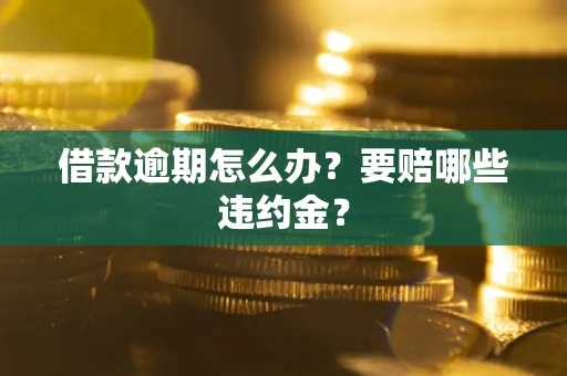 武汉借款逾期怎么办？要赔哪些违约金？