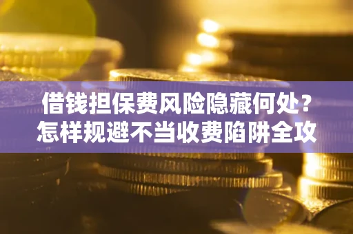 武汉借钱担保费风险隐藏何处？怎样规避不当收费陷阱全攻略！