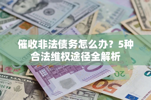 武汉催收非法债务怎么办？5种合法维权途径全解析