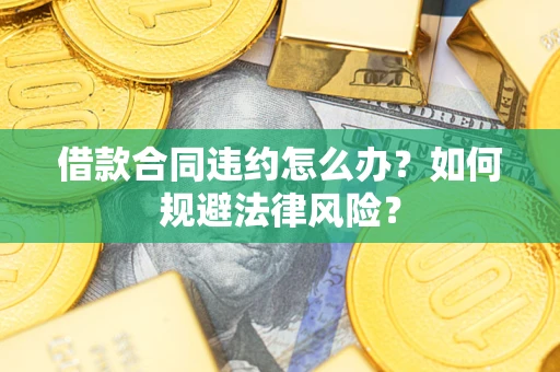 武汉借款合同违约怎么办？如何规避法律风险？