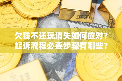 武汉欠钱不还玩消失如何应对？起诉流程必要步骤有哪些？