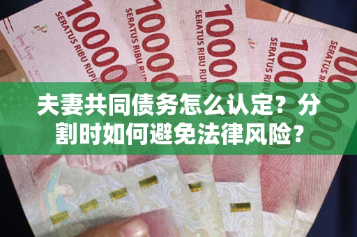 武汉夫妻共同债务怎么认定？分割时如何避免法律风险？